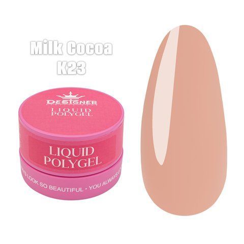 Рідкий полігель Designer Professional Liquid Polygel K23, в банці 30 мл DP-PL30-K23 фото