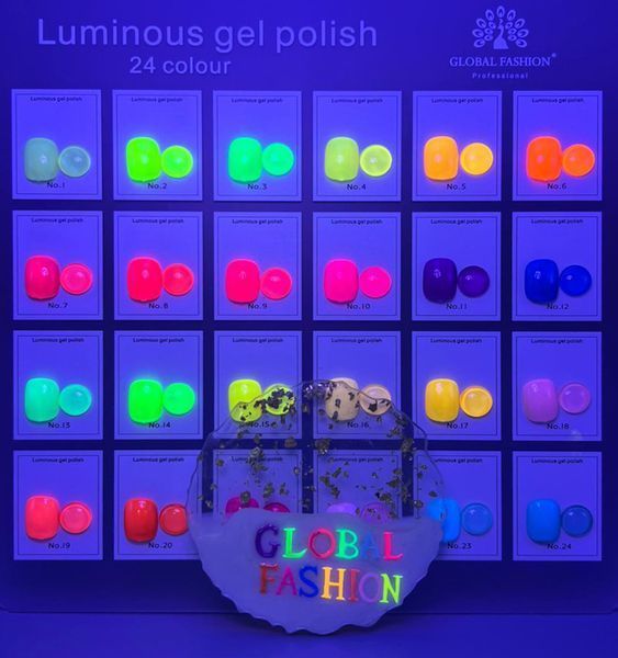 Гель-лак що світиться Global Fashion Luminous #9, 8 мл 25446 фото