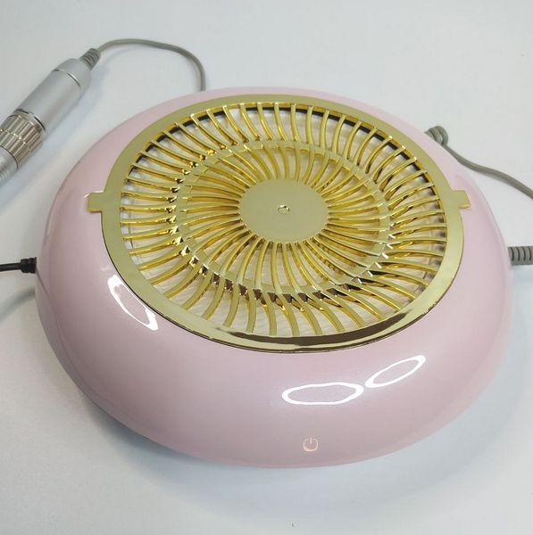 Фрезер для маникюра JMD 803 Pro, 60 Вт, 35&nbsp;000 об/мин, с вытяжкой, Розовый JMD-803R фото
