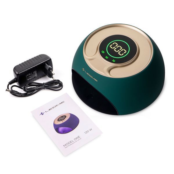 UV/LED-лампа для маникюра LEDME ONE, 120 Вт, Зеленый LEDME-1G фото
