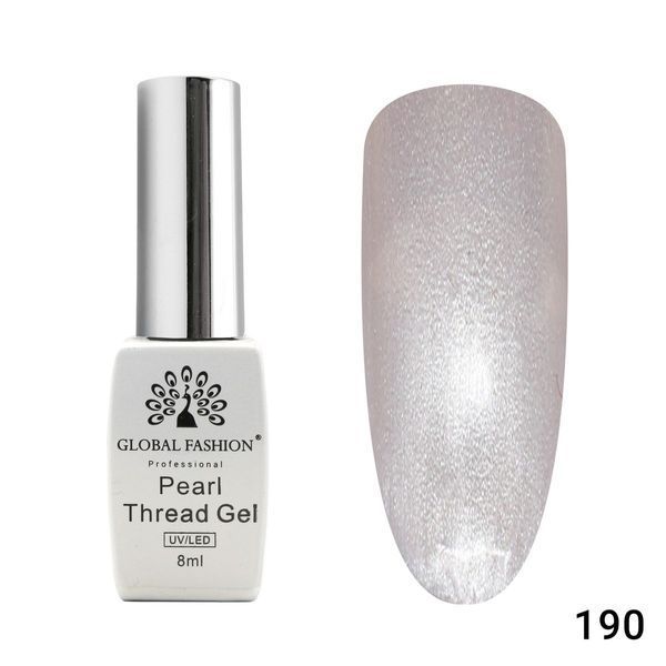 Гель-лак Global Fashion Pearl Thread 190, 8 мл 22821 фото