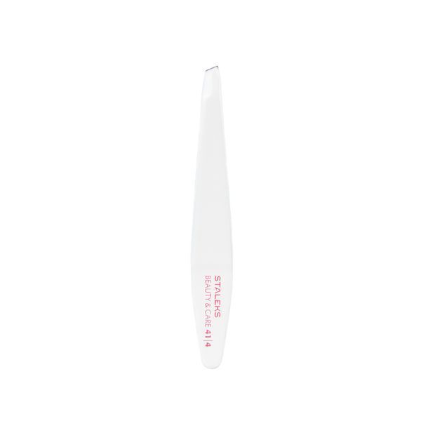 Пінцет для брів STALEKS BEAUTY & CARE 41 TYPE 4 (вузькі скошені кромки) TBC-41/4 фото