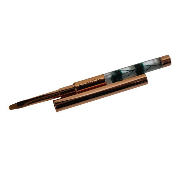 Кисть для гелю Starlet Professional Nail Art Brushes овальна з ковпачком #6 STB-NAB-06 фото