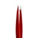 Пінцет для брів STALEKS PRO EXPERT 11 TYPE 5 RED TE-11/5 TE-11/5r фото 4