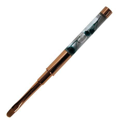 Кисть для геля Starlet Professional Nail Art Brushes овальная с колпачком #8 STB-NAB-08 фото