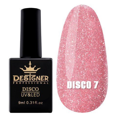 Гель-лак Designer Professional Disco Gel Polish, 9 мл, 07 DP-DGP-07 фото