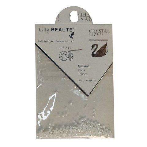 Стрази для нігтьового дизайну Lilly Beaute, &laquo;Бісер&raquo;, 100 шт LB-ND-007-B фото