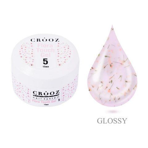 Гель для наращивания CROOZ BUILDER FLORA TOUCH GEL #5, 15 мл CR-FTOUCH-05 фото