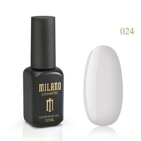 Цветная каучуковая база MILANO Cover Base #24, 12 мл C-000001000 фото