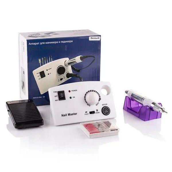 Фрезер для маникюра Nail Drill ZS-602 PRO White, 45 Вт, 35000 об/мин Zs-602-45 фото