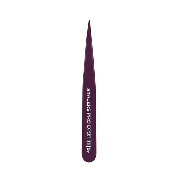 Пінцет для брів STALEKS PRO EXPERT 11 TYPE 5 RED TE-11/5 TE-11/5v фото