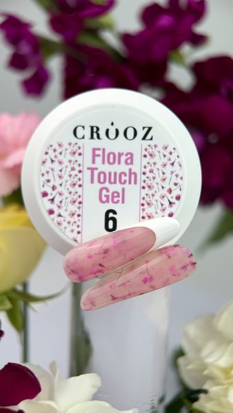 Гель для наращивания CROOZ BUILDER FLORA TOUCH GEL #6, 15 мл CR-FTOUCH-06 фото