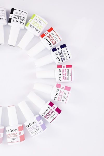 CROOZ ONE STEP GEL POLISH 3 в 1 (база, колір, топ) #6, 8 мл CROOZ-31-06 фото