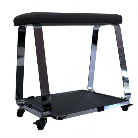Подставка педикюрная на колесиках Global Fashion, Черная GF-PD-37-B фото