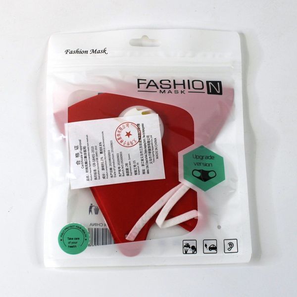 Маска багаторазова захисна Fashion Mask N, червона MASK-FN-R фото