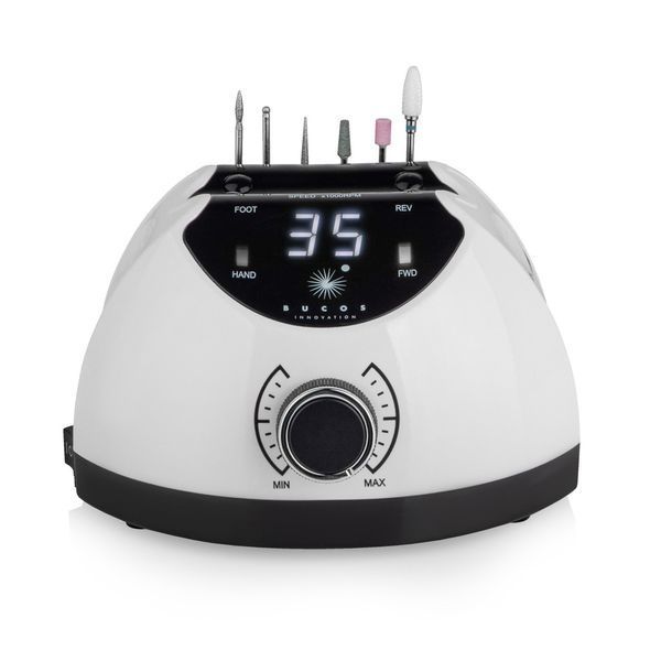 Фрезер для маникюра Bucos Nail Drill X4 PRO, 65 Вт, 35 000 об/мин, WHITE BUCOS-X4-W фото