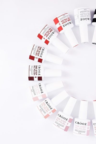 CROOZ ONE STEP GEL POLISH 3 в 1 (база, колір, топ) #7, 8 мл CROOZ-31-07 фото