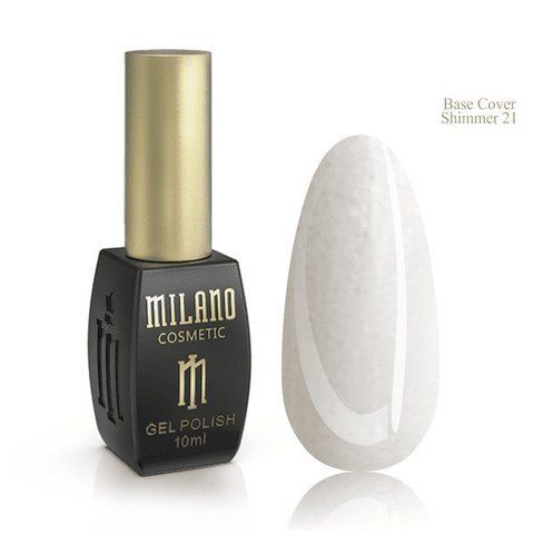 Базовое цветное покрытие с шиммером MILANO Color Shimmer Base 21, 10 мл C-000001016 фото