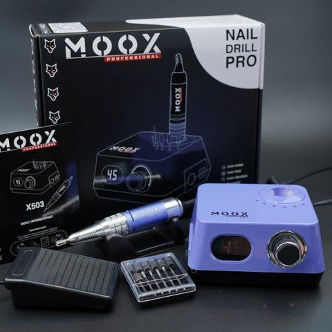 Фрезер для манікюру та педикюру MOOX X503 45 000 об/хв, 70 W, Purple Moox-503-PUR фото