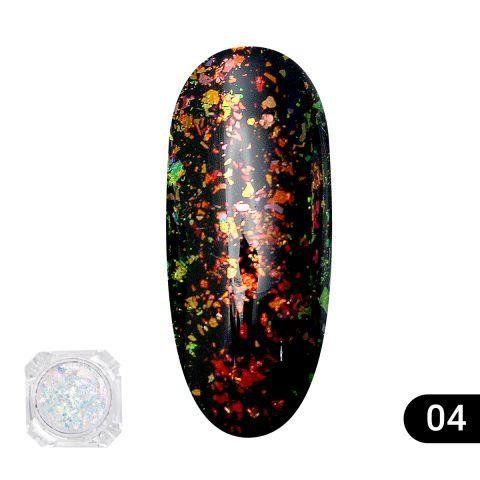 Втирка для ногтей Global Fashion, Transparent est chameleon 04 GF-VT-004 фото