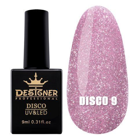 Гель-лак Designer Professional Disco Gel Polish, 9 мл, 09 DP-DGP-09 фото