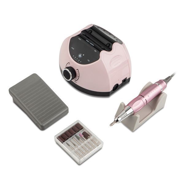 Фрезер для манікюру Bucos Nail Drill X4 PRO, 65 Вт, 35 000 об/хв, SMOOTH PINK BUCOS-X4-SP фото