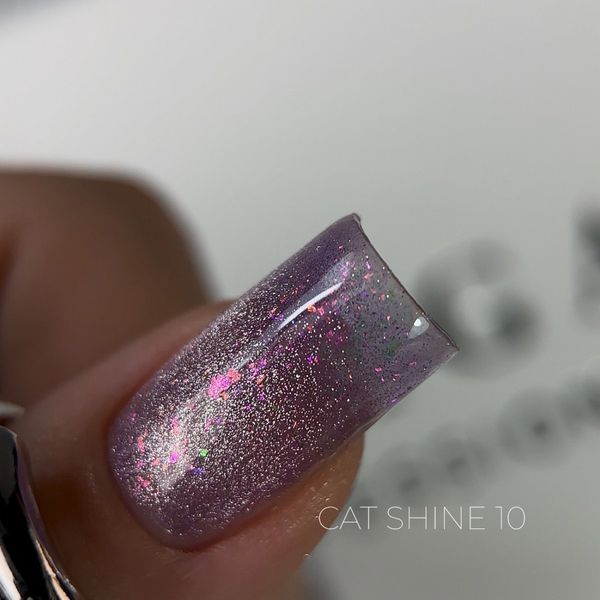 Гель-лак &laquo;котяче око&raquo; SAGA Professional Cat Shine gel polish #10, 9 мл SG-CSHA-10 фото