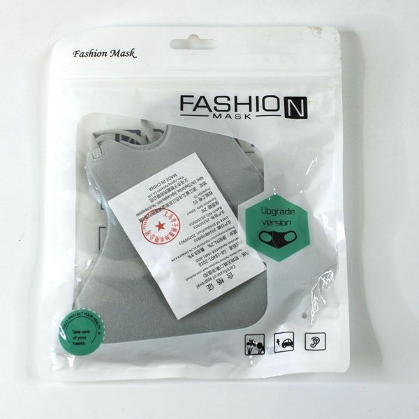 Маска захисна багаторазова Fashion Mask N, сіра MASK-FN-G фото