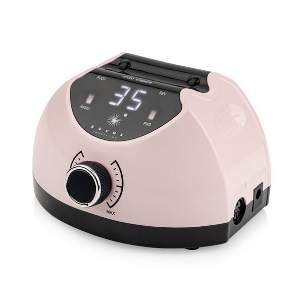 Фрезер для манікюру Bucos Nail Drill X4 PRO, 65 Вт, 35 000 об/хв, SMOOTH PINK BUCOS-X4-SP фото