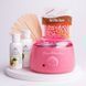 Набор для депиляции воском, SOFT SKIN, 5 предметов, розовый