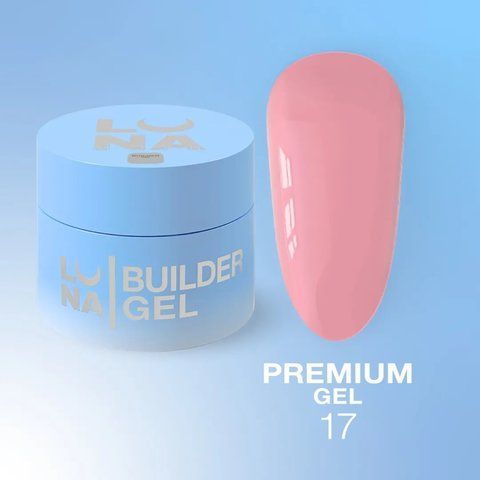 Гель для нарощування LUNA Premium Gel №17, 15 мл LUNA-PRG-17-15 фото