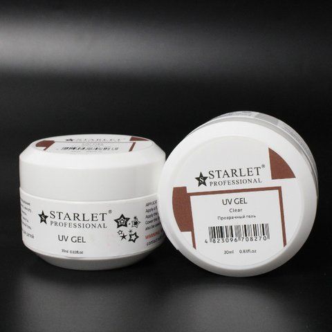 Гель для наращивания STARLET PROFESSIONAL UV GEL, Clear, 30 мл STP-UVG-C30 фото