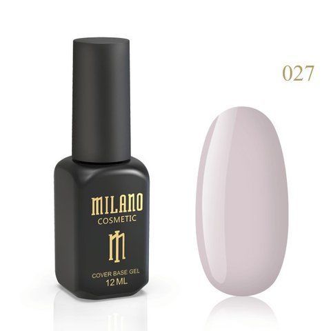 Цветная каучуковая база MILANO Cover Base #27, 12 мл C-000001003 фото