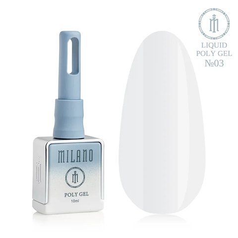 Полигель MILANO PREMIUM POLY GEL LIQUID 03, 10 мл C-000011553 фото