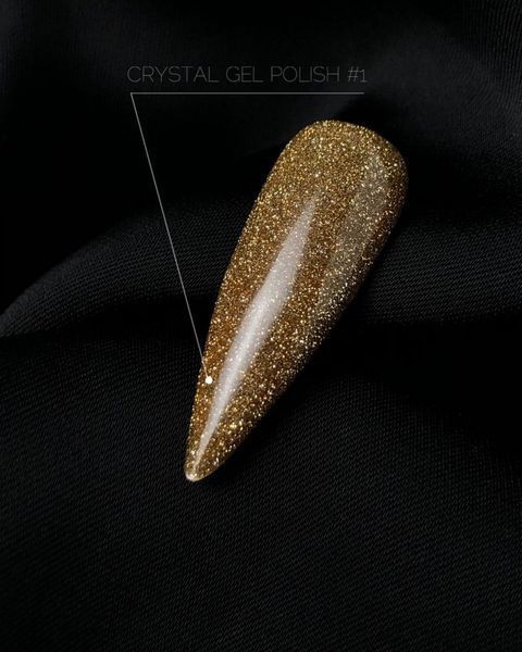 Світловідбивний гель-лак Crooz Crystal Polish #1, 8 мл CR-GEL-CRYS01 фото