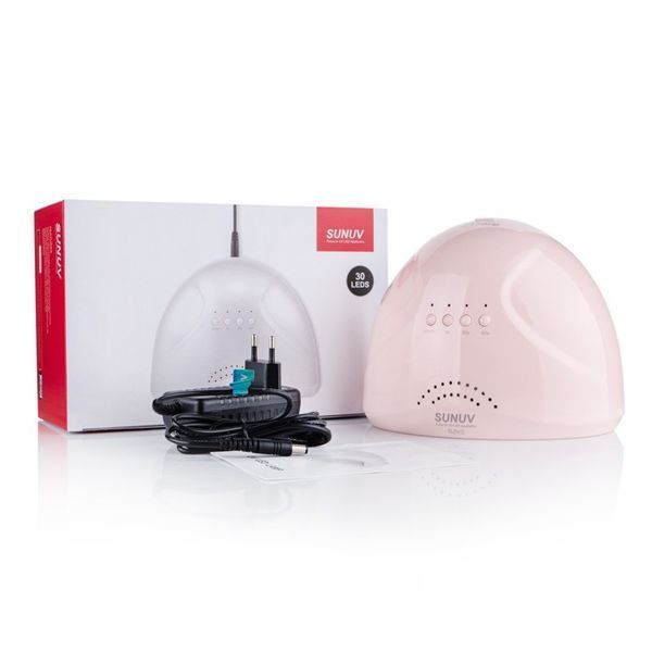 LED+UV лампа SUNUV SUN1 48W Pink для манікюру (Оригінал) SUN-1-P фото