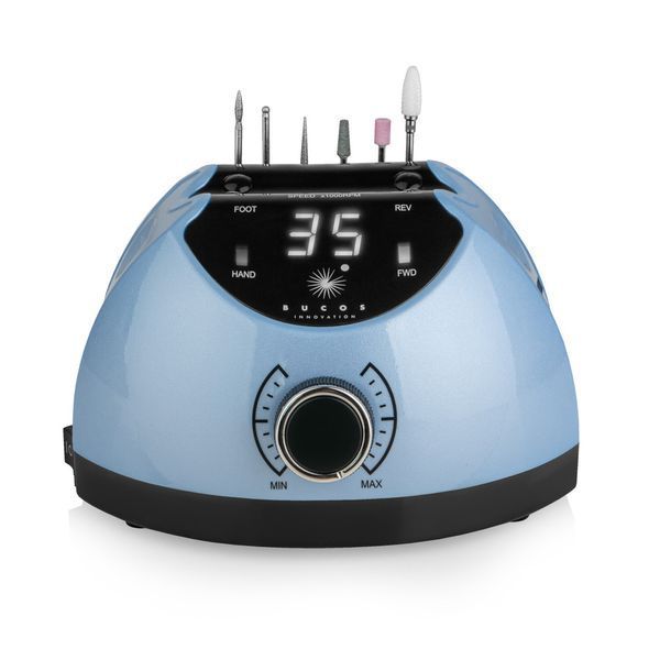 Фрезер для манікюру Bucos Nail Drill X4 PRO, 65 Вт, 35 000 об/хв, BLUE OCEAN BUCOS-X4-BO фото
