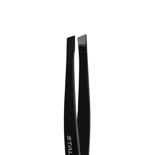 Пінцет для брів STALEKS PRO EXPERT 11 TYPE 3 BLACK TE-11/3B TE-11/3B фото