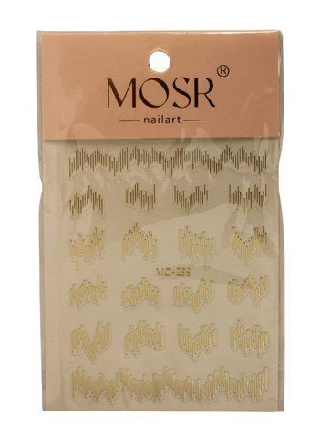 Слайдери на плівковій липкій основі MOSR nailart MO-299, Золотий MO-299G фото