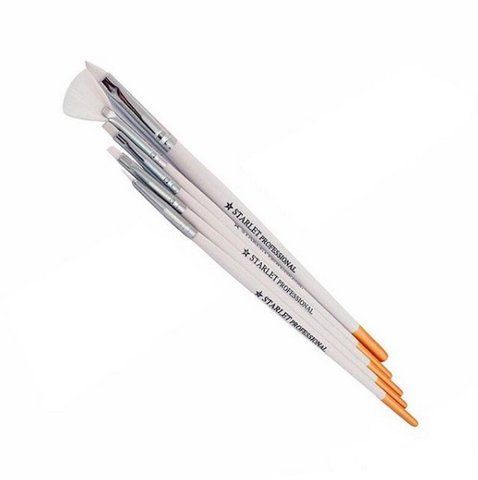 Набор кистей Starlet professional, 5 шт ST-CBR-5 фото