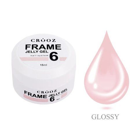 Гель для наращивания CROOZ FRAME JELLY GEL #6, 15 мл CROOZ-36232 фото