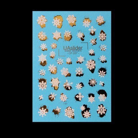 Слайдер новогодний для ногтей UASlider CF037 UA-SL-CF037 фото