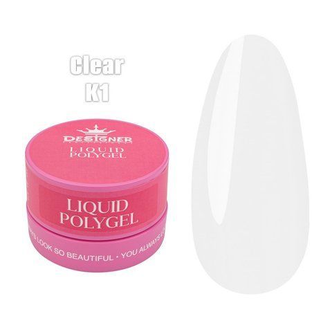 Рідкий полігель Designer Professional Liquid Polygel K1, в банці 30 мл DP-PL30-K01 фото