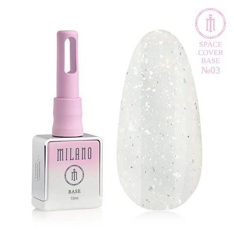 Камуфлююча база MILANO PREMIUM SPACE COVER BASE 03, 10 мл C-000011495 фото