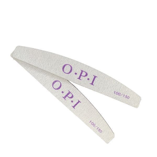 Пилка для ногтей OPI 100/150, полумесяц, упаковка 25 шт OPI-100/150 фото
