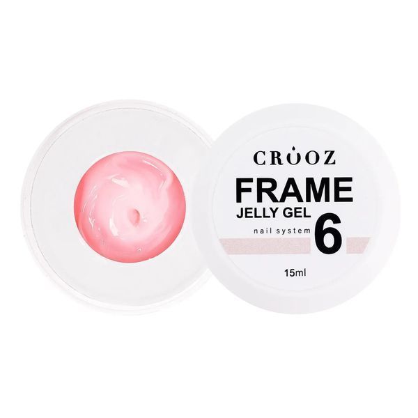 Гель для наращивания CROOZ FRAME JELLY GEL #6, 15 мл CROOZ-36232 фото