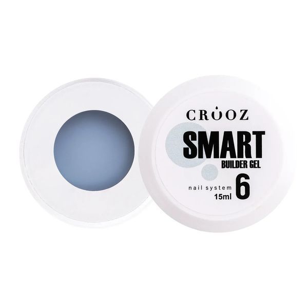 Гель для нарощування та зміцнення нігтів Crooz Smart Builder Gel #6, 15 мл CR-SBG-15-06 фото