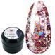 Гель для дизайну з глітером SAGA Professional Galaxy Glitter Gel #3, 8мл SG-GLTG-03 фото 1
