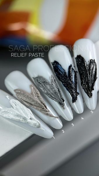 Гель-паста для дизайна ногтей SAGA Professional Relief Paste #13, 5 мл SG-PASR-13 фото