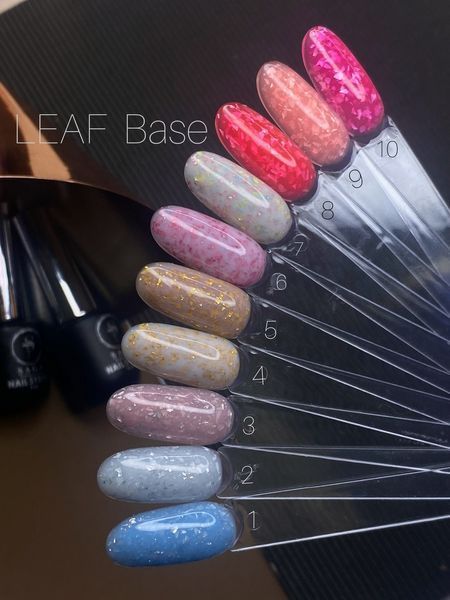 Базовое покрытие с поталью Saga Professional Top Leaf Red, 9 мл SAGA-LEAF-RED фото